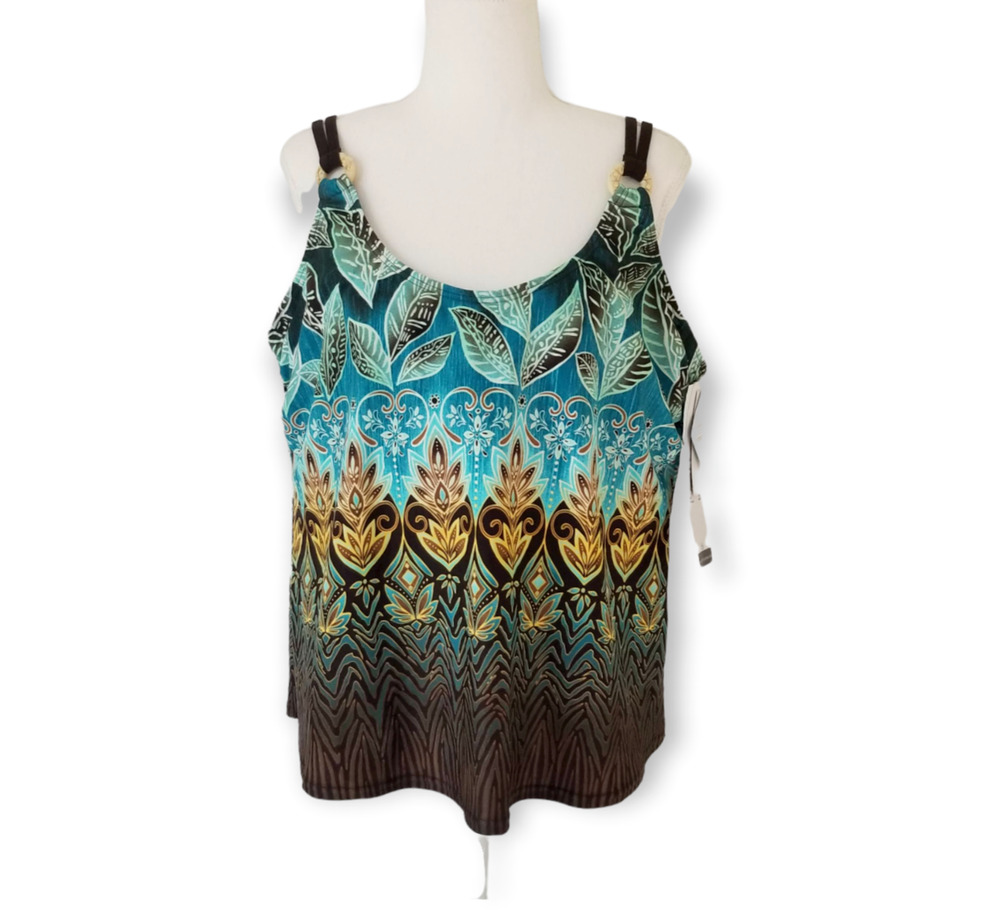 Christina Swimwear Top Maillots Paisley - Size 2X